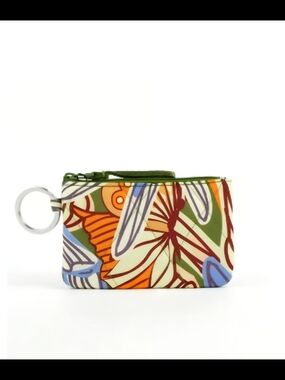 Vera Bradley Dragonfly Zip Card Holder Keyring